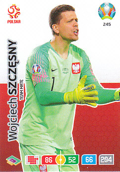 Wojciech Szczesny Poland Panini UEFA EURO 2020#245